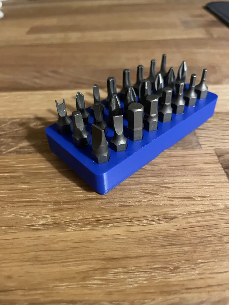 Gridfinity 28 Hex Bit Holder 2x1 Screwdriver Bits