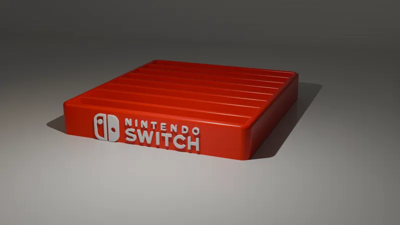 Stylish Nintendo Switch Game Holder - 8 Slots