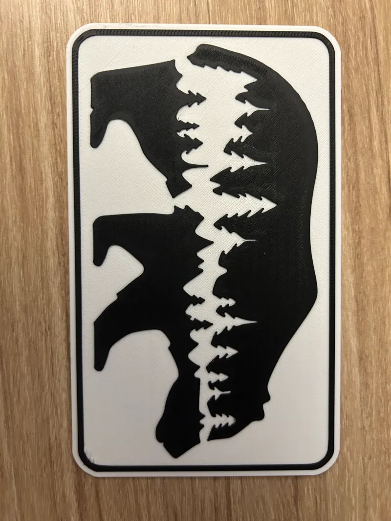Silhouette Bear Wall Art
