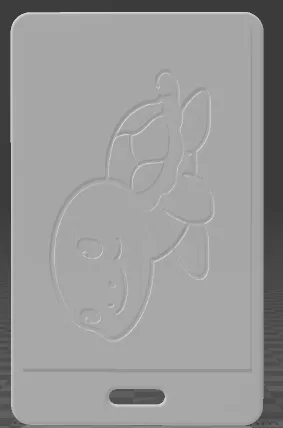 Cute turtle ID card holder