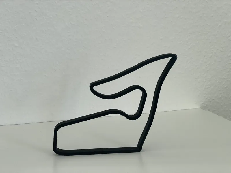 Formula 1 Track Layout Austrian GP Spielberg Art