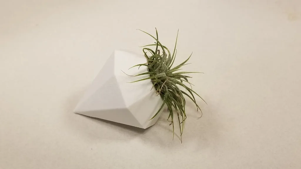 Pot à plante aérienne diamant 8 côtés