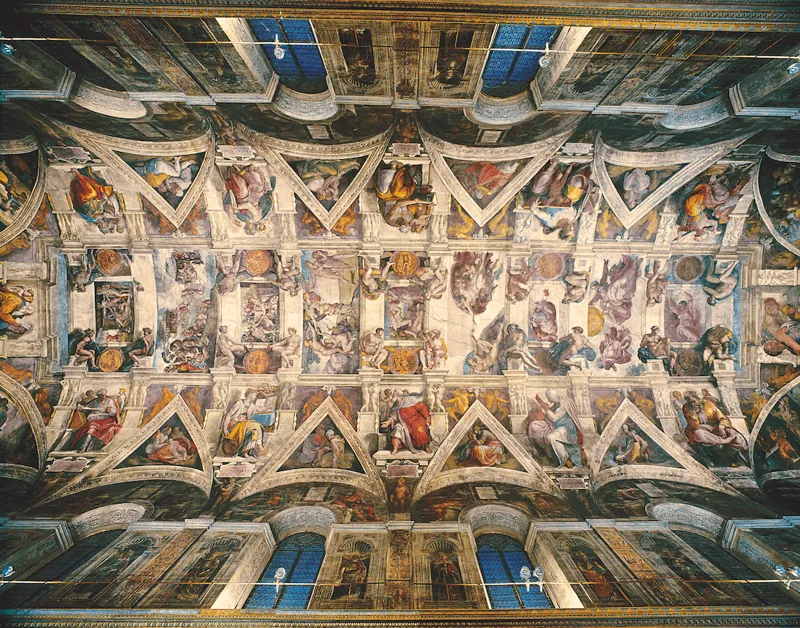 the sistine chapel, miguel ángel