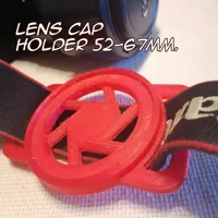 Porte-bouchon d'objectif 52-67 mm — photo 1