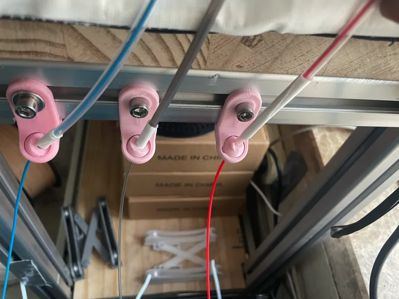 Ball Joint Filament Guide for 4040 Extrusion