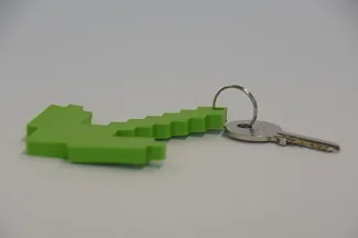 Minecraft Pickaxe - Keychain