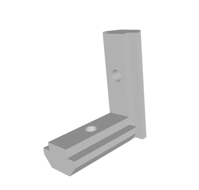 V Slot Extrusion 90deg Support