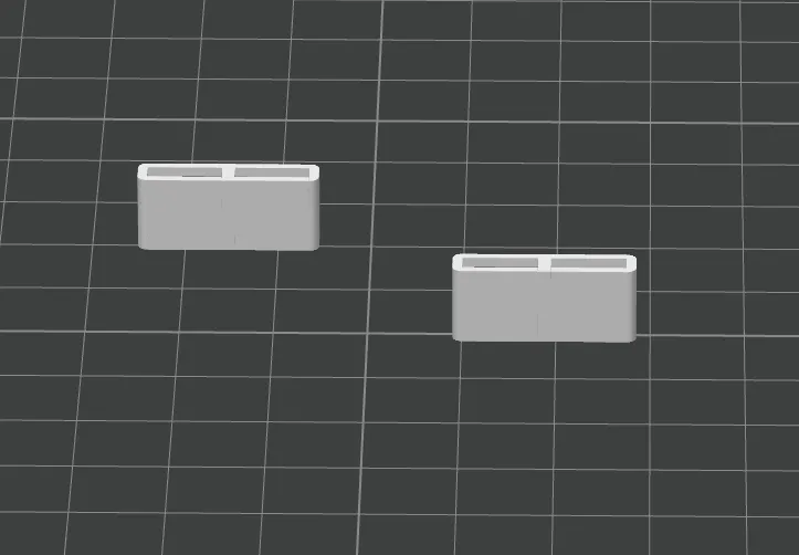 Connectors on top of each other