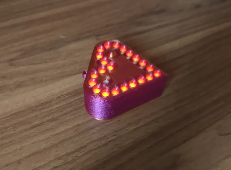 DIY Led Heart Case
