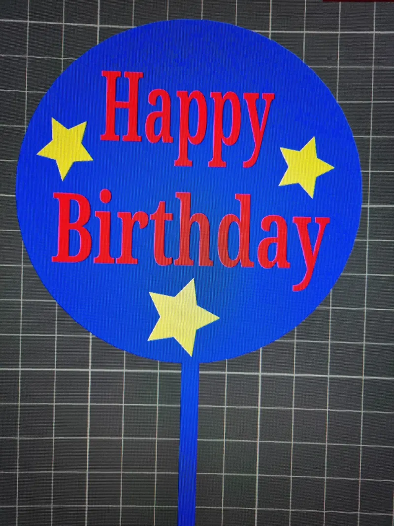 Happy Birthday Schild