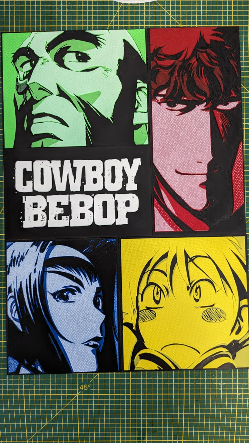 Cowboy Bebop poster - HueForge