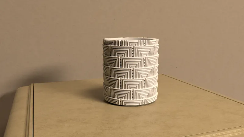 Modern art deco Cup Organizer/Planter
