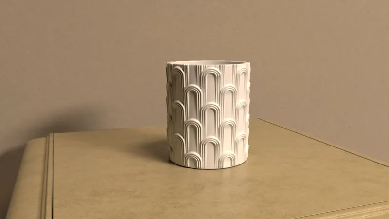 Arches Art Deco Cup Organizer/Planter