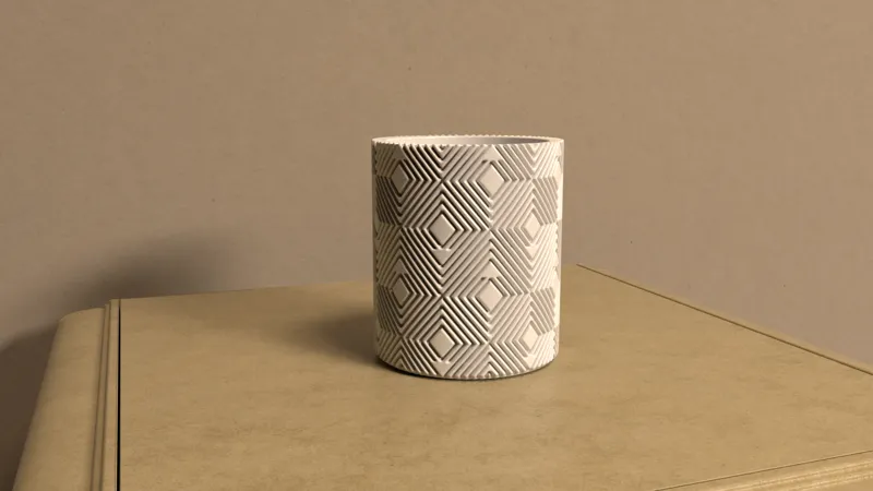 Geometric Diamond Cup Organizer/Planter