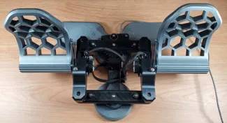 CadetPedals: Rudder Pedals and Toe Brakes