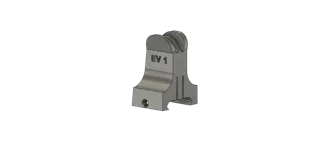 Front and Rear sight posts for picatinny rail
