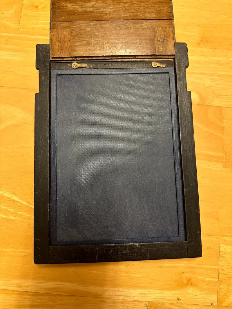 13x18 cm film insert for old wooden camera