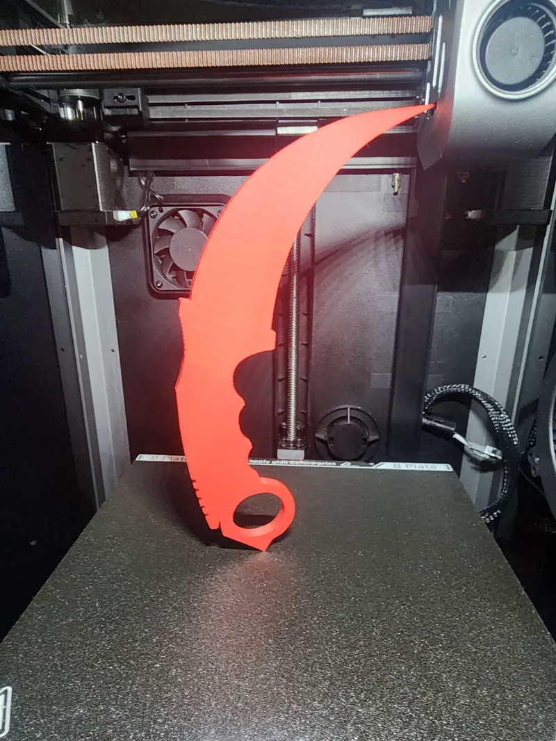 2d Karambit 3d Print