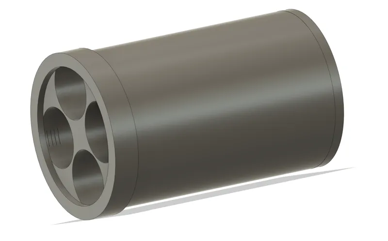 Model rocket 2.5in 4 E motor mount