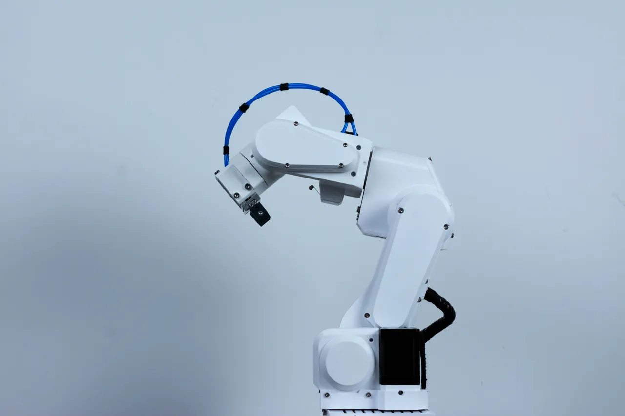PAROL6 3D printed desktop robotic arm view 4