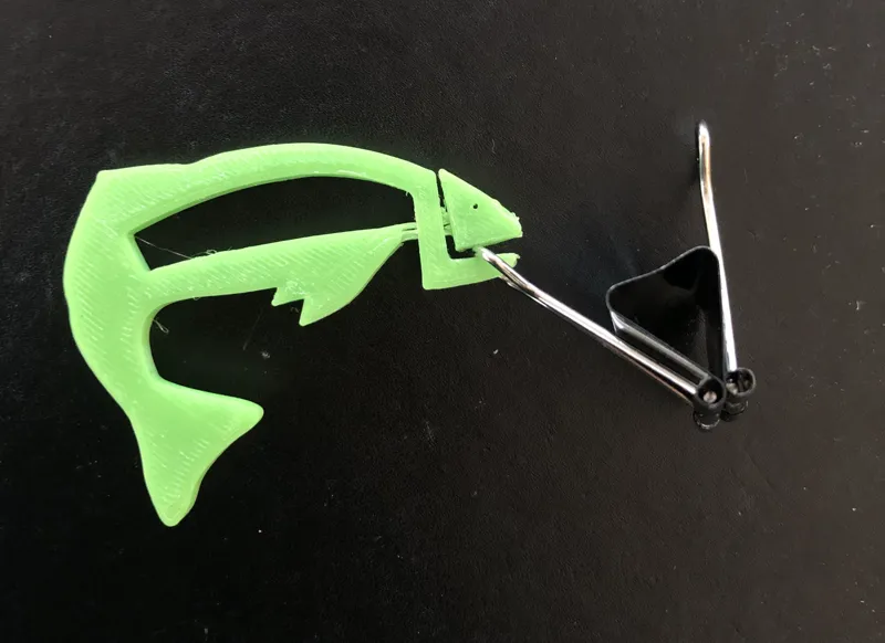 Trout fish clip