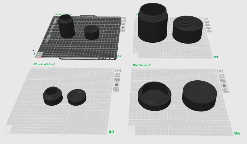 Screw Lid Container Collection