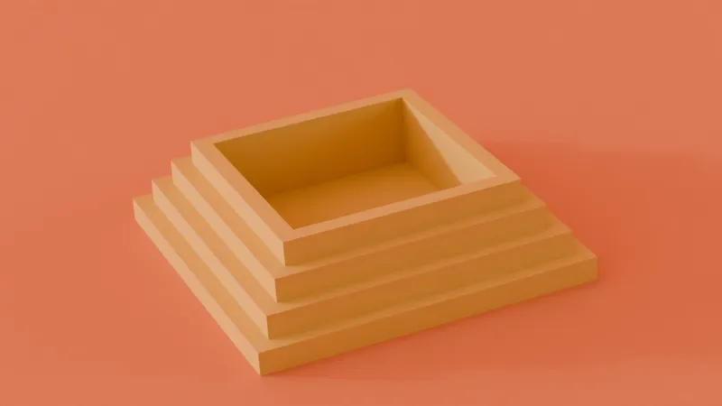 Pyramid poop holder