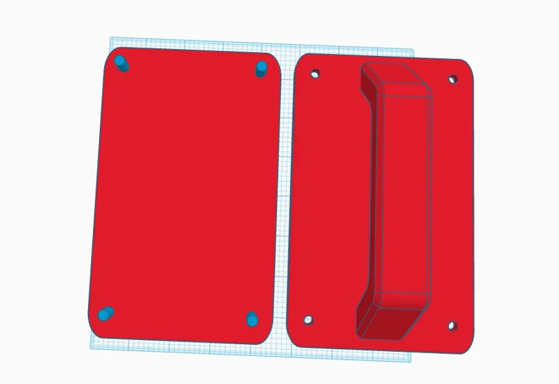 Handle for cardboard shield 