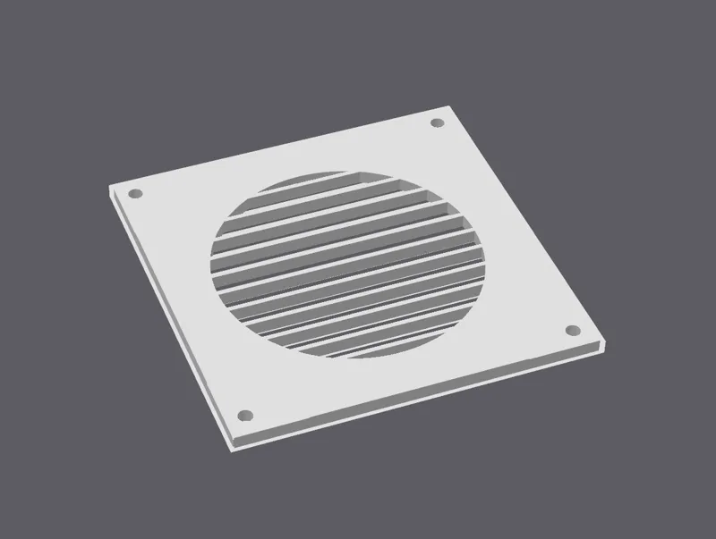 Abluft Gitter/ Exhaust grille 150mm