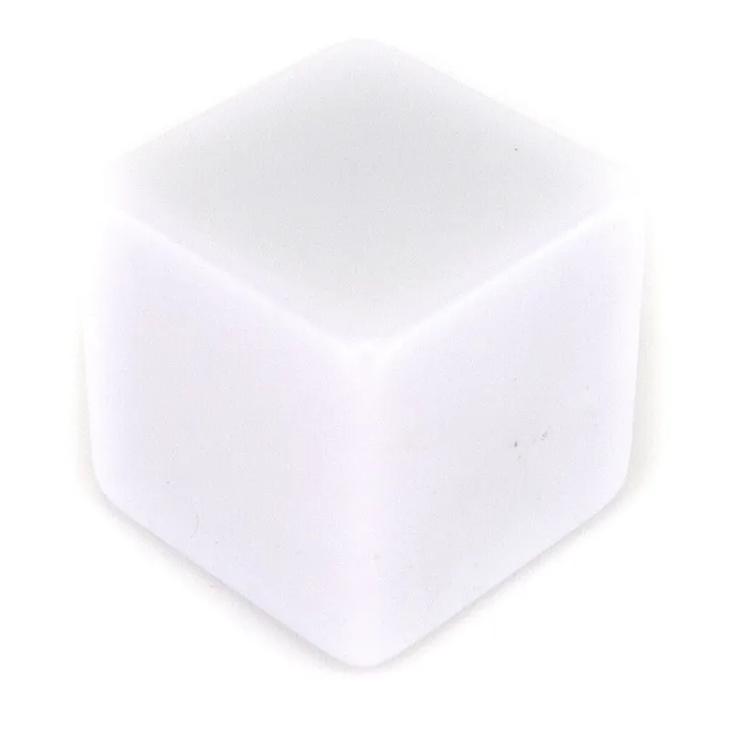 Blank Die: Single Six-Sided (d6)