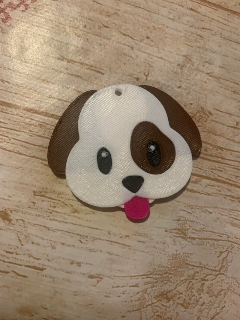 Dog Keychain Emoji