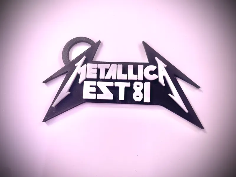 Metallica Keychain