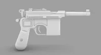 Maquette décorative de pistolet Mauser — photo 1