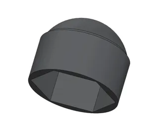 Hexagon nut cap
