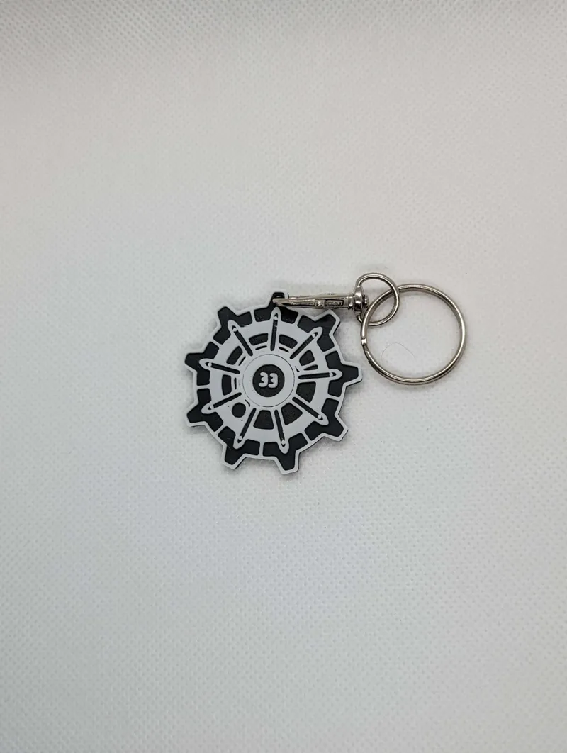 Fallout Vault 33 Keychain