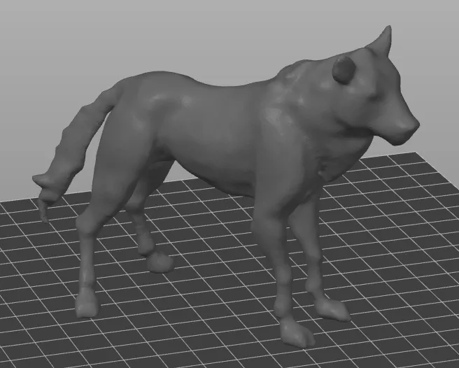 Sort of a wolf