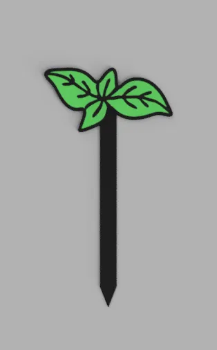 Basil Plant Sign