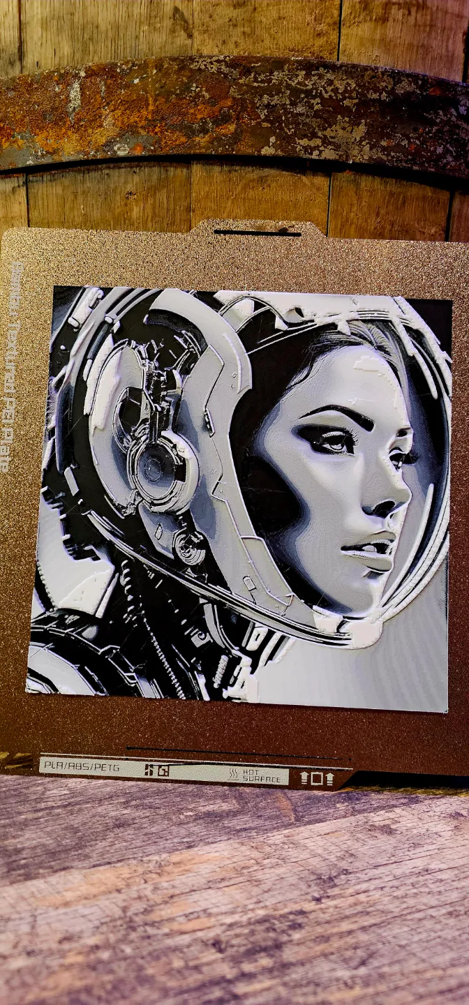 Futuristic Space Lady
