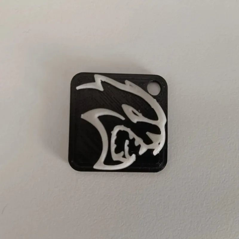 hellcat keychain