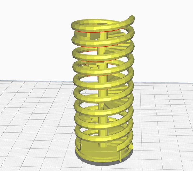 spring dice tower