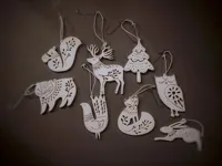 Décorations animaux de Noël — photo 1