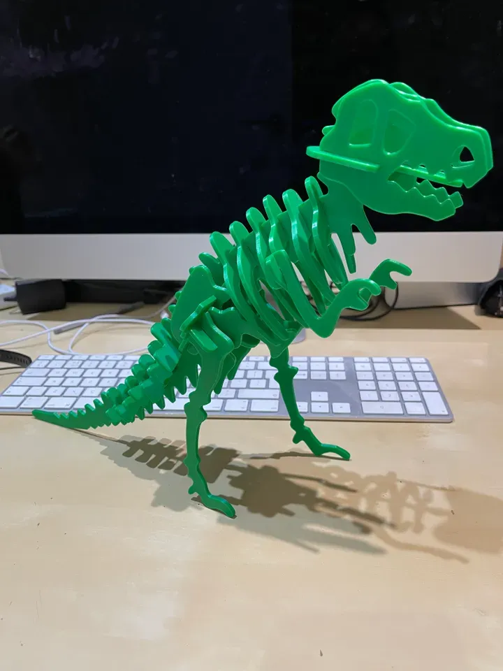 T Rex dinosaur skeleton model by Cool Prints MakerWorld: Download Free ...
