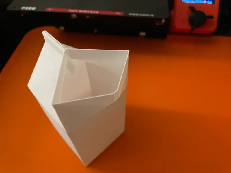 Milk Carton Vase