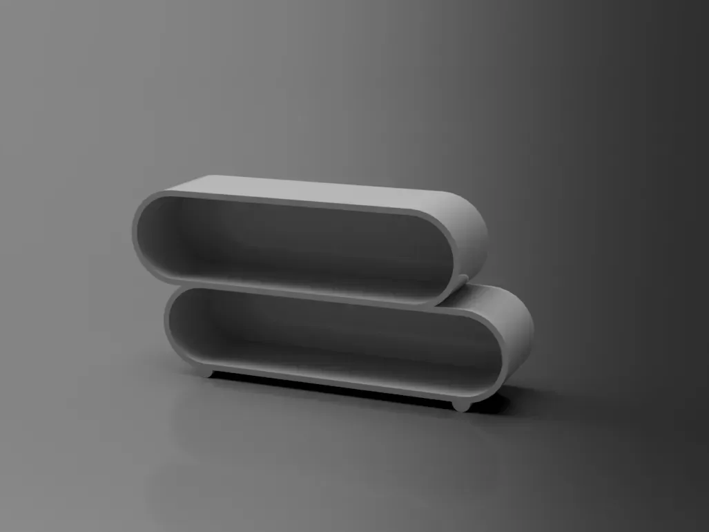 Étagère miniature pour maison de poupée