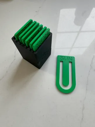 Meal Planner Bookmarks and Holder