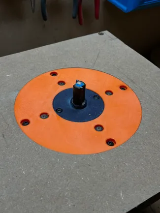 Dewalt router base plate table