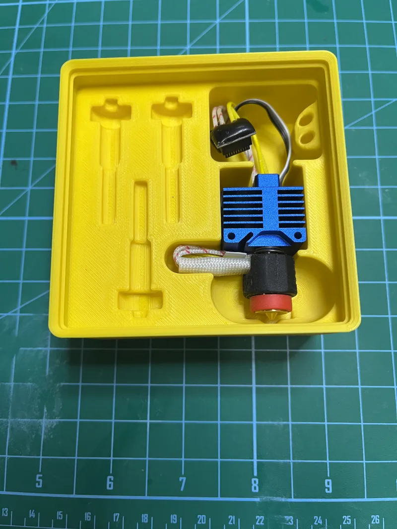 Storage solution Gridfinity P1 and X1 REVO Hotend