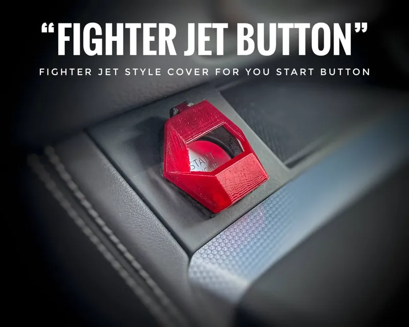 Start Button Cover - Fighter Jet Style