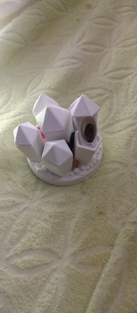 CRYSTAL SHAPED BOX ORGANIZER FOR CRYSTALS