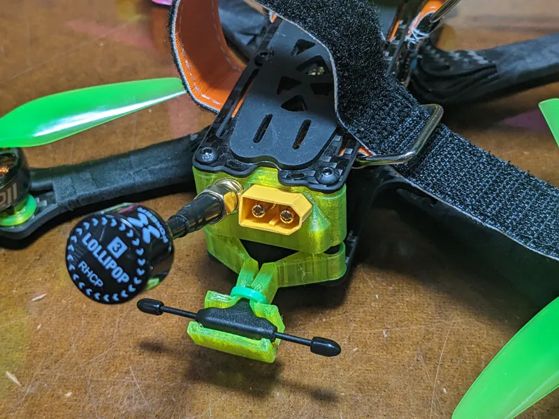 TBS Source One V3 XT60 and SMA Mount